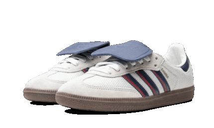 Adidas Samba LT Crystal White Dark Blue Gum - vue 2