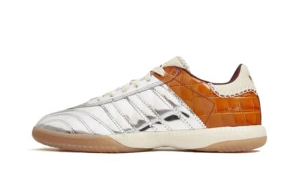 Adidas Samba Millennium Wales Bonner Silver Metallic Yellow Croc authentique