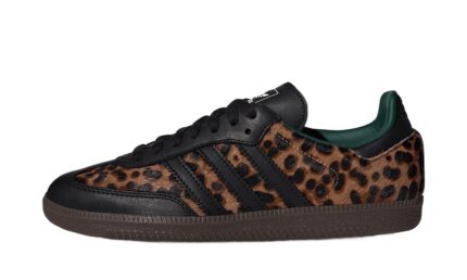 Adidas Samba OG Black Green Leopard authentique