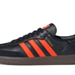 Adidas Samba OG Black Impact Orange authentique