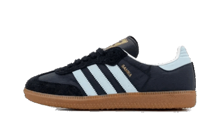 Adidas Samba OG Carbon Almost Blue Gum authentique