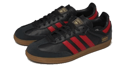 Adidas Samba OG Carbon Better Scarlet - vue 2