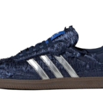 Adidas Samba OG Caroline Hu Satin Dark Blue authentique