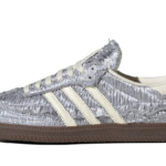 Adidas Samba OG Caroline Hu Satin Silver Metallic authentique