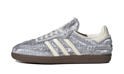 Adidas Samba OG Caroline Hu Satin Silver Metallic authentique