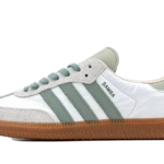 Adidas Samba OG  Cloud White Silver Green authentique