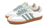 Adidas Samba OG  Cloud White Silver Green - vue 2