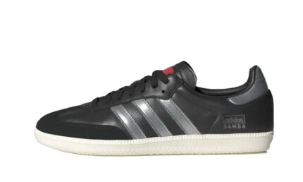 Adidas Samba OG Core Black Silver Metallic authentique