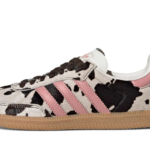 Adidas Samba OG Cow Print Dark Brown Wonder Mauve authentique