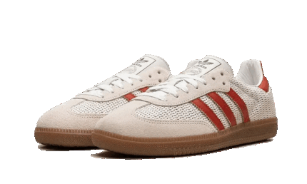 Adidas Samba OG Crystal White Preloved Red  - vue 2
