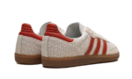 Adidas Samba OG Crystal White Preloved Red  - vue 3