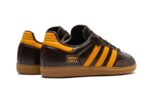 Adidas Samba OG Dark Brown Yellow - vue 3