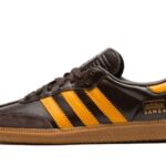 Adidas Samba OG Dark Brown Yellow authentique