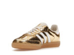 Adidas Samba OG Gold Metallic Cracked Leather - vue 3