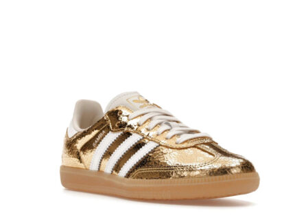 Adidas Samba OG Gold Metallic Cracked Leather - vue 2