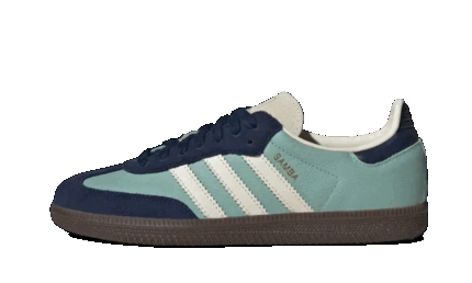 Adidas Samba OG Hazy Green Night Indigo authentique