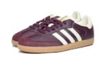 Adidas Samba OG Maroon Gold Metallic - vue 2