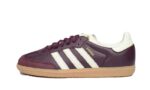 Adidas Samba OG Maroon Gold Metallic authentique