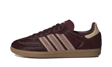 Adidas Samba OG Maroon Sand Strata Pony authentique