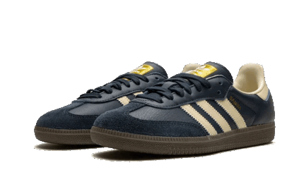 Adidas Samba OG Night Navy Cream White Gum - vue 2