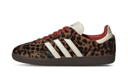 Adidas Samba OG Preloved Red Leopard authentique