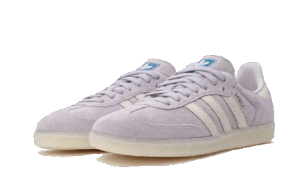 Adidas Samba OG Silver Dawn Chalk White - vue 2