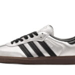 Adidas Samba OG Silver Metallic Black Gum authentique