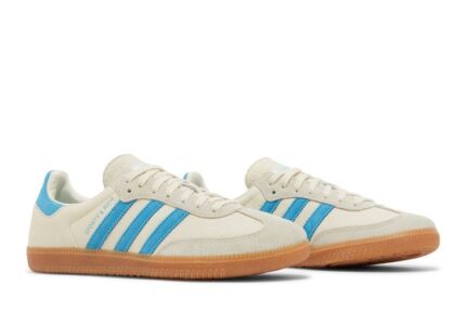 Adidas Samba OG Sporty & Rich Beige Blue - vue 2