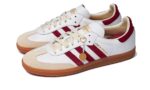 Adidas Samba OG Sporty & Rich White Core Burgundy - vue 2