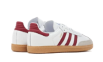 Adidas Samba OG White Burgundy Gum - vue 3