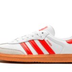 Adidas Samba OG White Solar Red Gum authentique