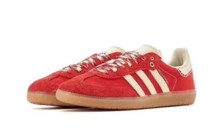 Adidas Samba Wales Bonner Red White - vue 2