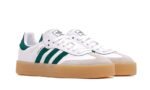 Adidas Samba White Collegiate Green Gum - vue 2
