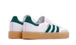 Adidas Samba White Collegiate Green Gum - vue 3