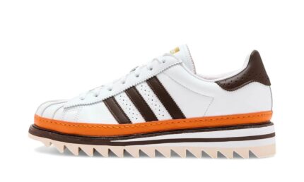 Adidas Superstar CLOT by Edison Chen White Coffee authentique