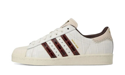 Adidas Superstar Wales Bonner White Brown Croc authentique