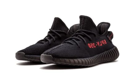 Adidas Yeezy Boost 350 V2 Black Red - vue 2