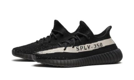 Adidas Yeezy Boost 350 V2 Core Black White (Oreo) - vue 2
