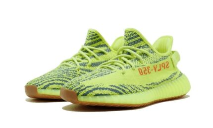 Adidas Yeezy Boost 350 V2 Semi Frozen Yellow - vue 2