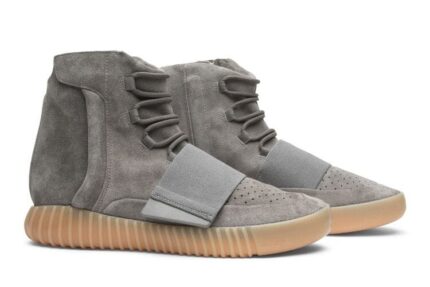 Adidas Yeezy Boost 750 Light Grey Glow In the Dark Midweek Heat - vue 2