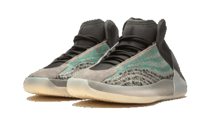 Adidas Yeezy QNTM Teal Blue - vue 2