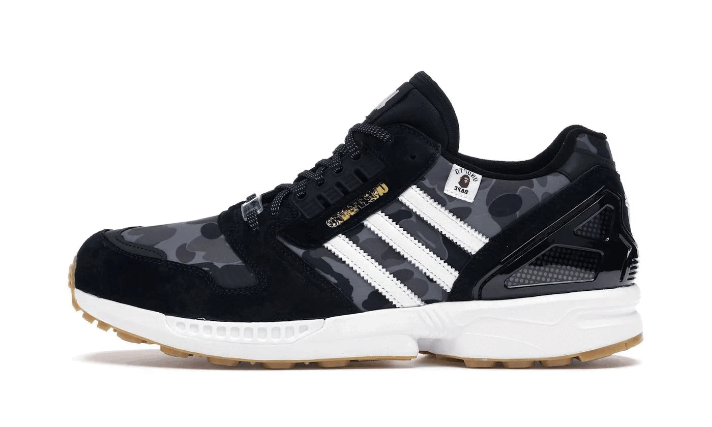 adidas-zx-8000-bape-undefeated-black-640751 Adidas ZX 8000 Bape Undefeated Black authentique
