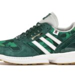 Adidas ZX 8000 Bape Undefeated Green authentique