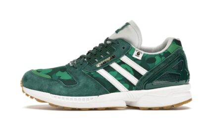 Adidas ZX 8000 Bape Undefeated Green authentique