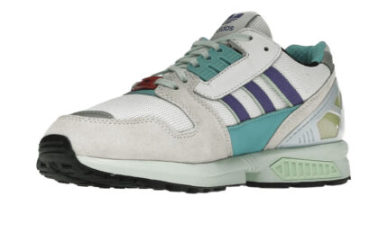 Adidas ZX 8000 White Purple Aqua - vue 2