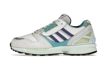 Adidas ZX 8000 White Purple Aqua authentique