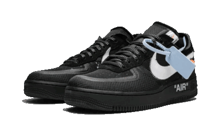 Air Force 1 Low Off-White Black - vue 2