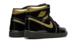 Air Jordan 1 High Black Metallic Gold - vue 3