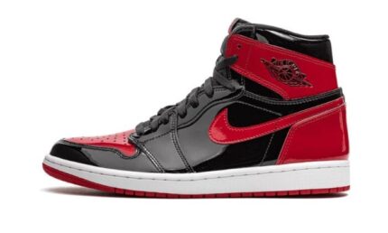 Air Jordan 1 High OG Patent Bred authentique