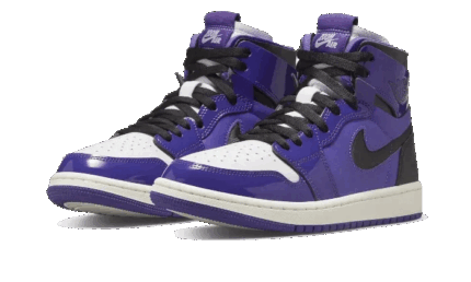 Air Jordan 1 High Zoom Air CMFT Court Purple Patent - vue 2